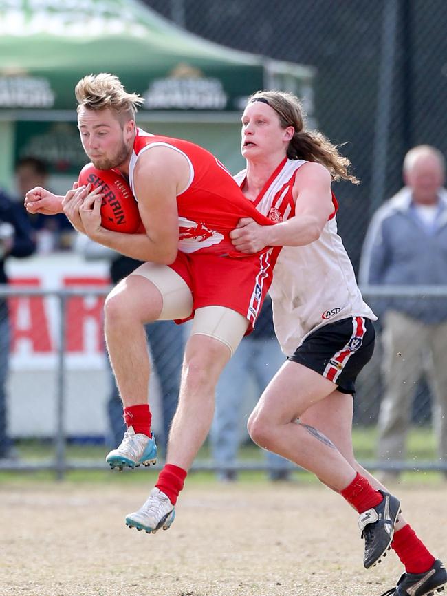 Former Sorrento spearhead Leigh Poholke has joined Karingal. Picture: David Trend