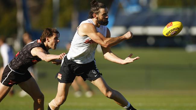 Brodie Grundy’s position is intriguing. Picture: Daniel Pockett/Getty Images