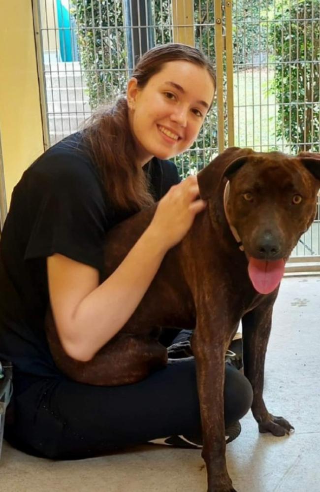 Meg Porter has racked up more than 380 volunteer hours at the RSPCA Dakabin shelter. Picture: Contributed