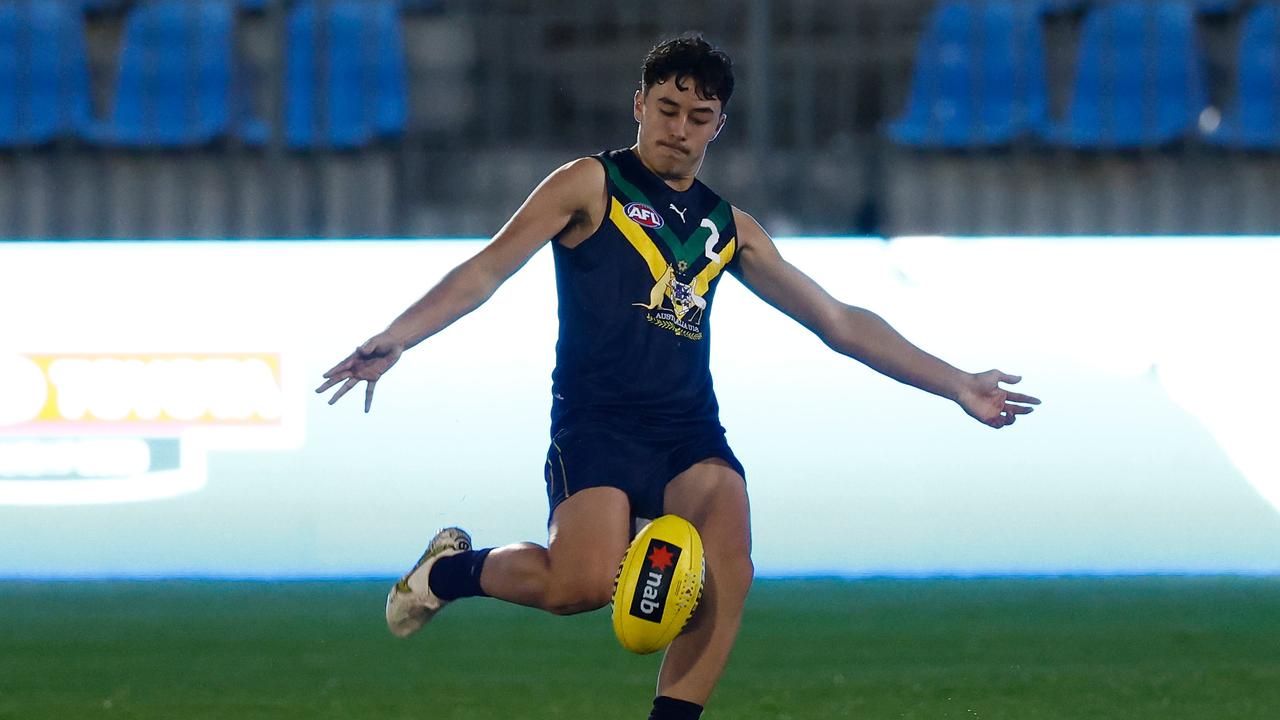 Jack Callinan is one of Tasmania’s top prospects. Picture: Michael Willson/AFL Photos via Getty Images