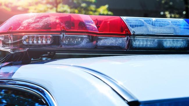 A contract mower caused a pole to dislodge and fell onto an oncoming ute at an intersection near Princes Highway in Trafalgar. Picture: Supplied