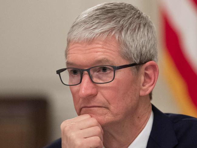 Apple CEO Tim Cook. Picture: AFP