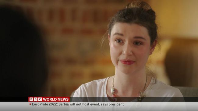 Georgie was contacted by a stranger on social media and told explicit images of her were being shared on the internet. Picture: BBC/Flash.