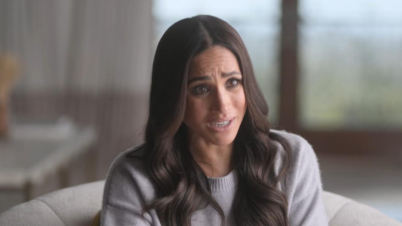 Meghan Markle says she was hopeful at the start that she could adjust to royal life. Picture: Netflix