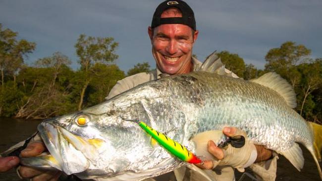 Stewie Martin with one of several metre plus fish taken on the new Killalure Needlenose lure in Guns n Roses