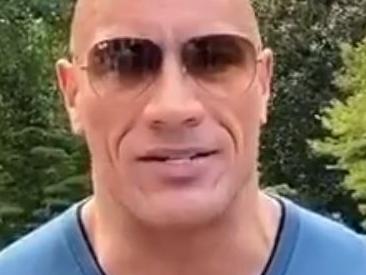 The Rock endorsing Joe Biden