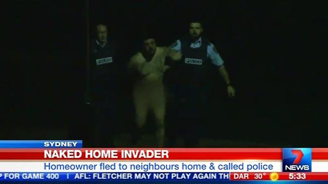 Naked home invader arrested by Police in Luddenham
