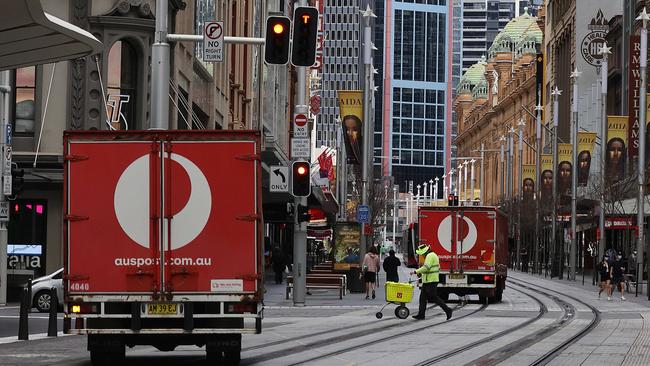 Australia Post in shutdown Sydney this week