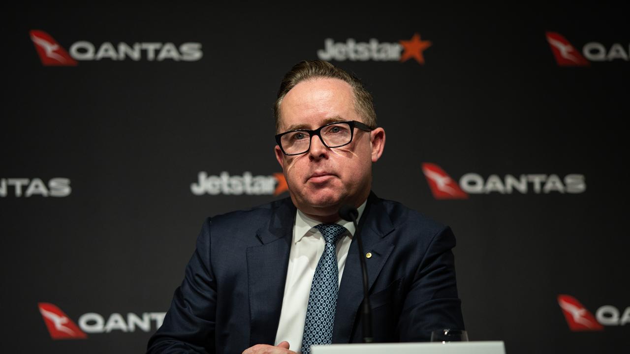 Alan Joyce has avoided a senate grilling — for now. Picture: NCA NewsWire / Christian Gilles