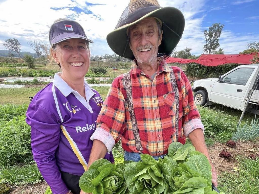 Alex Pieters has a biodynamic farm outside of Warwick and is 'a bit of a celebrity at the market' giving gardening advice and telling tales for all who want it (Photo: Supplied)