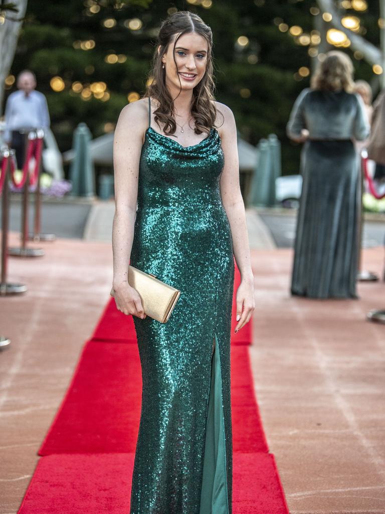 Natasha Dau. Toowoomba State High School formal at Picnic Point. Friday, September 9, 2022. Picture: Nev Madsen.