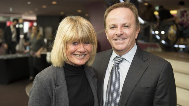 Margaret Pomeranz and Brian Walsh at the ASTRA Women in Television Breakfast in 2016.