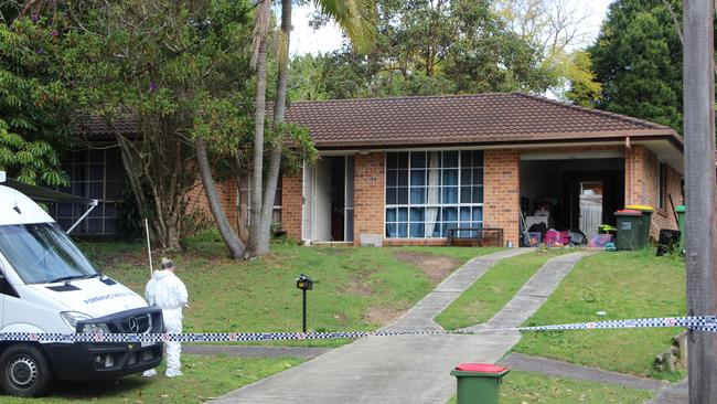 Narara street home where police allege Danielle Easey was stabbed to death before her body was dumped in a creek.