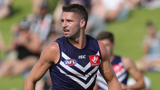 Ross Lyon says Jesse Hogan has not been suspended by Fremantle. 