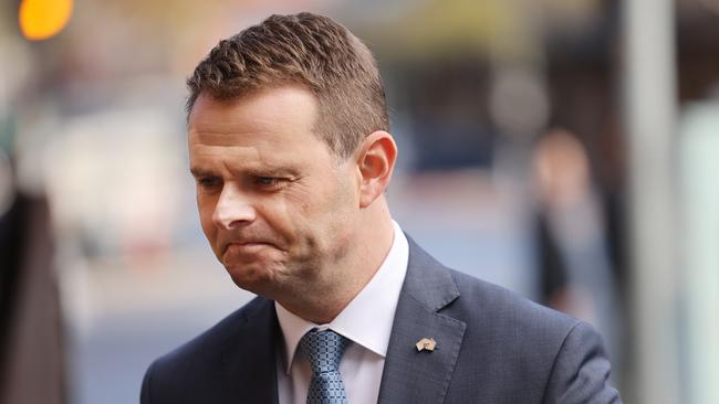 Stephen Mullighan outside court. Picture: NCA NewsWire / David Mariuz.