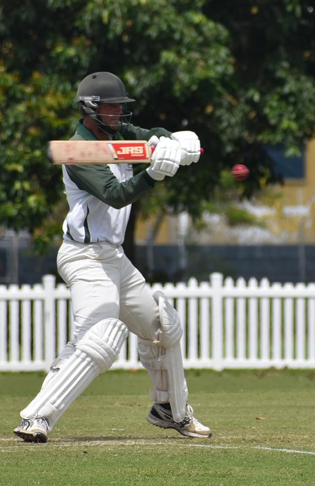 Michael Macpherson in the Mackay Cricket 3rd Grade one day shield semi-finals Pinnacle v Walkerston, Saturday, March 19, 2022. Picture: Tara Miko