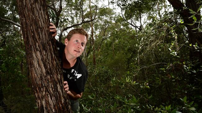 In 2015, Shayne McDonald from Long Point claimed to have seen the Macarthur panther and various paw prints throughout bushland in the region. Picture: Robert Pozo