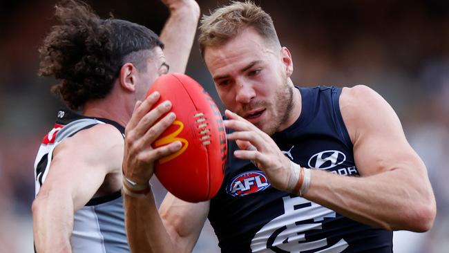 Carlton’s Harry McKay will be in the thick of things too once he returns from injury.