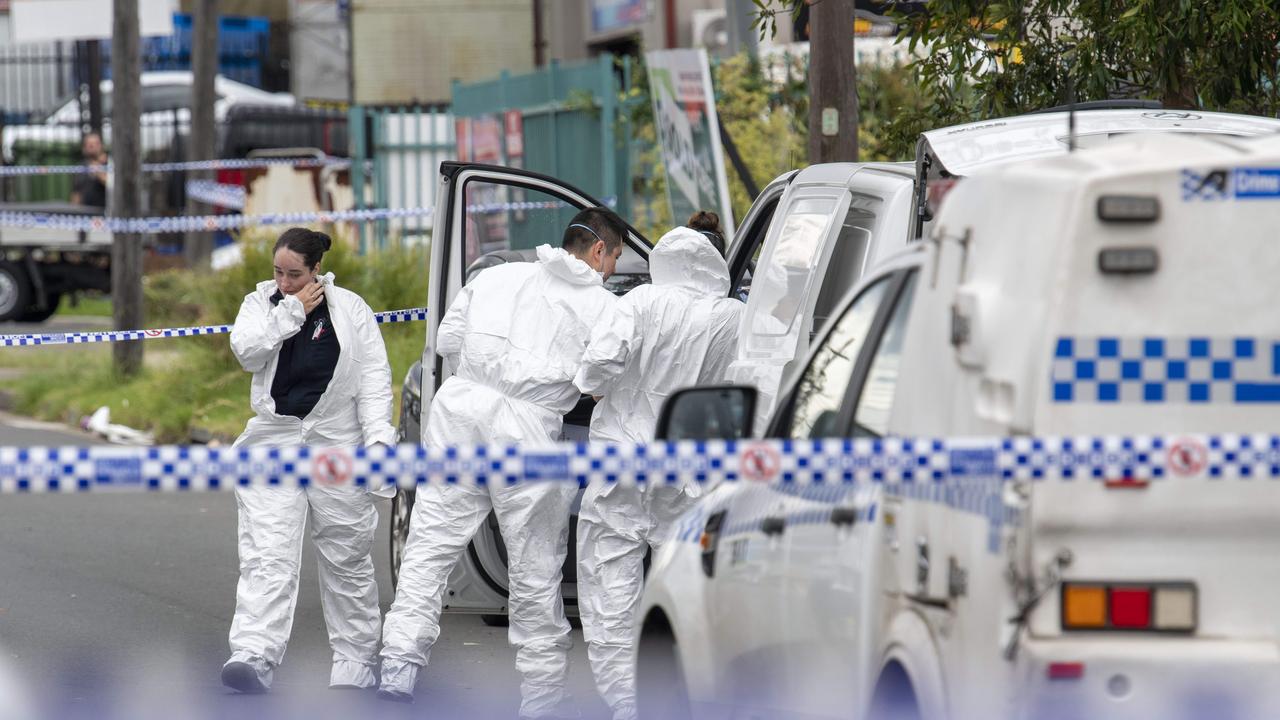 Forensics investigate the scene. Picture: NCA NewsWire