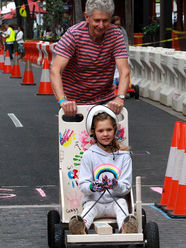 Aria Blume with Steve.