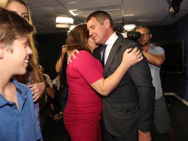 NSW Premier Mike Baird after he announced his resignation Picture: Ryan Osland