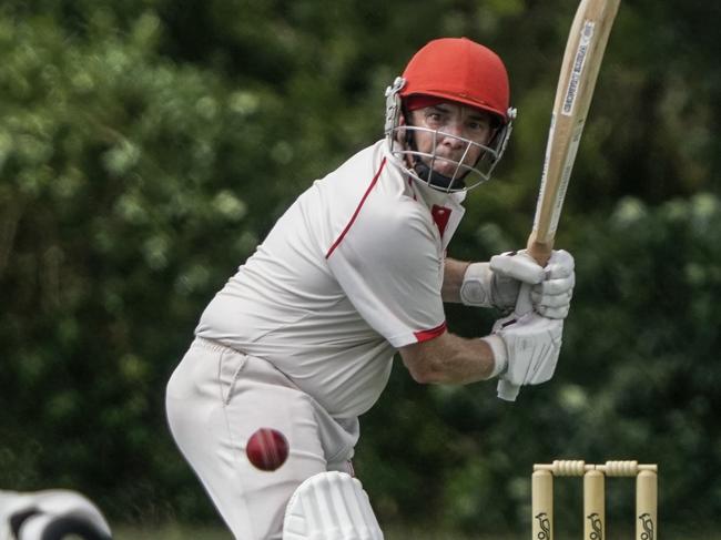 MPCA: Provincial: Baden Powell v Long Island. Baden Powel batter Craig ENTWISTLE. Picture: Valeriu Campan