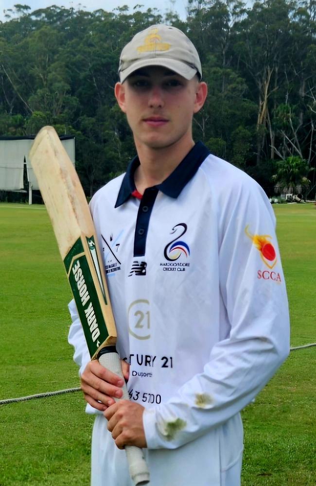 Maroochydore cricketer Riley McDonald.