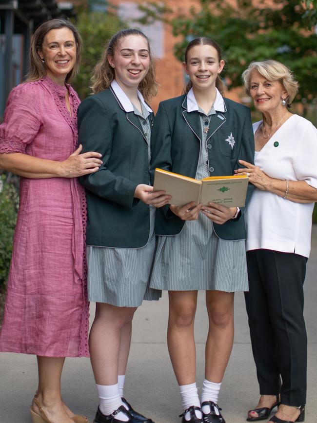 Jeanette Findlay, her daughter Louise Ward and her granddaughters Emma and Sophie.