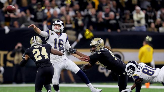 Goff grew in stature as the game went along. 