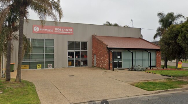 The current Southland Supply Group store. Picture - Google Maps.