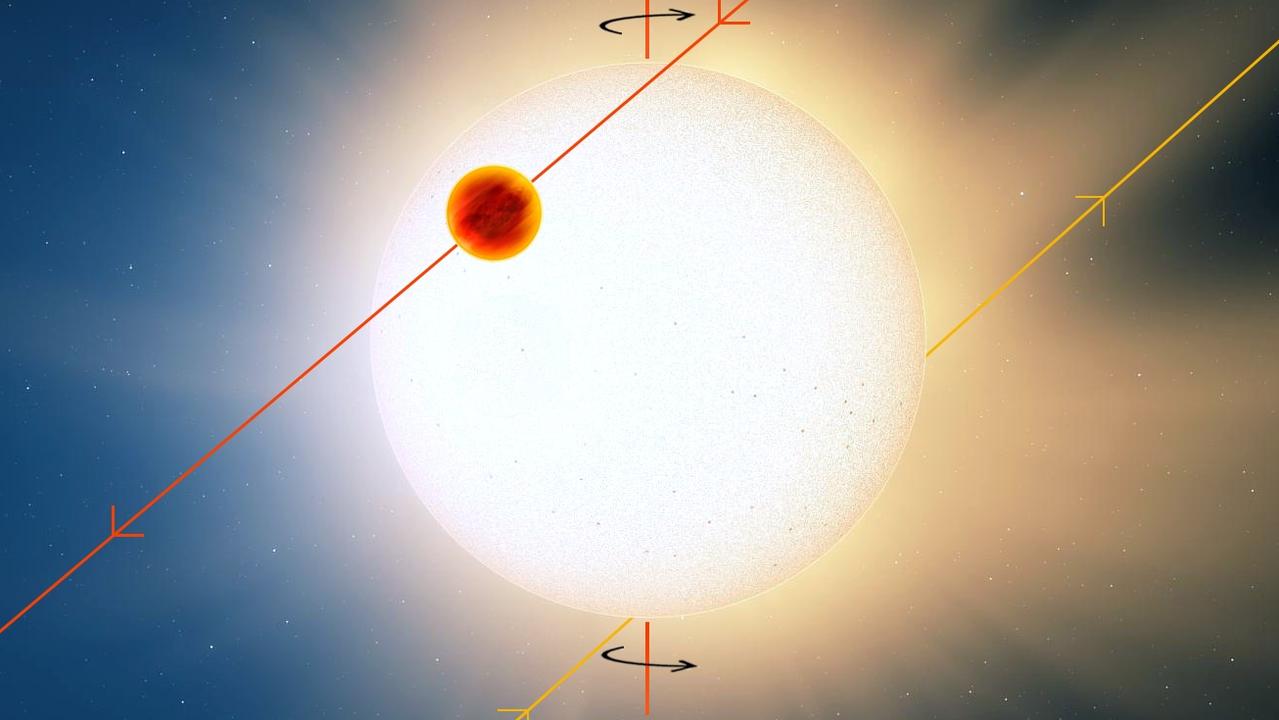 Artist impression of TOI-1431b in orbit (Credit – Ethen Schmidt, University of Kansas ESA / ATG Medialab / CC BY-SA 3.0 IGO. Image modifications by Brett Addison, USQ)