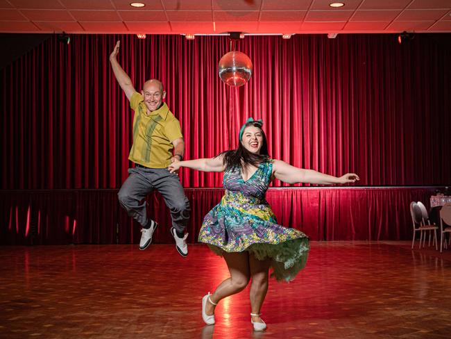 Dance instructors Jon and Zoe Hannon have welcomed the return of dancefloors. Picture: Jason Edwards