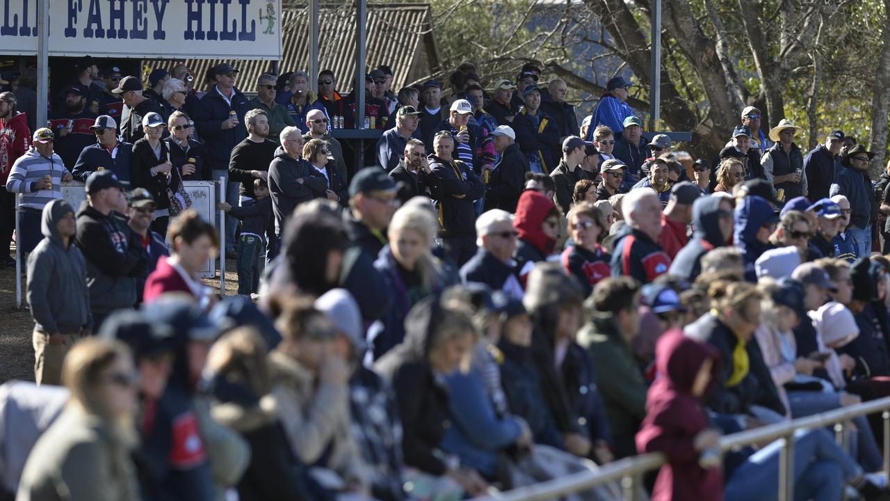 The crowd at Glenholme Park in 2018.