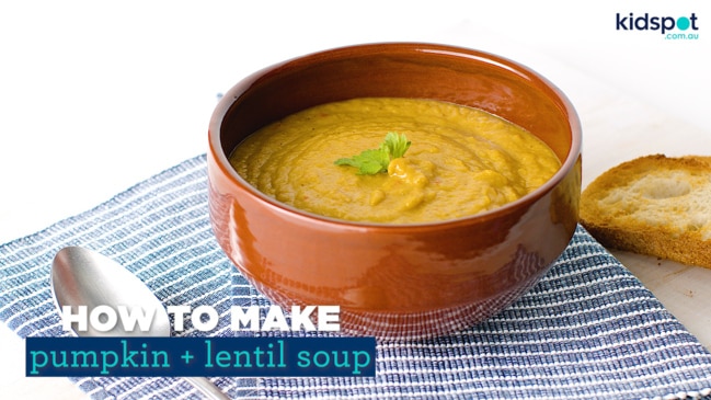 How to make pumpkin and lentil soup