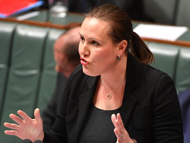 Minister for Revenue Kelly O'Dwyer during Question Time in the House of Representatives at Parliament House in Canberra, Monday, September 11, 2017. (AAP Image/Mick Tsikas) NO ARCHIVING