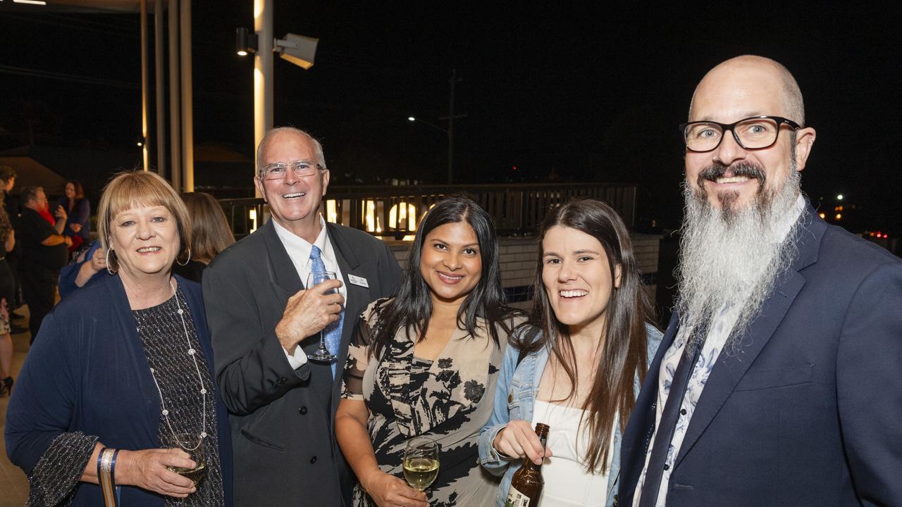 At the Business disABILITY Awards are (from left) Debra Cottrell, Jim Toohey, Sara Shams, Nicola Wilson and Anthony Vaughan. Picture: Kevin Farmer