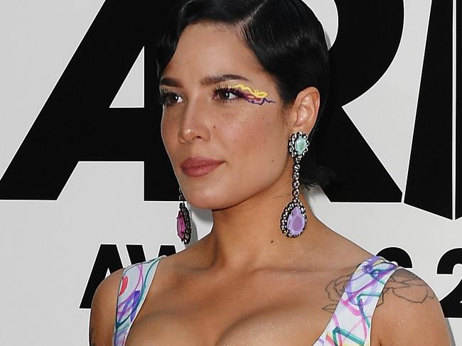 Halsey arrives at the 33rd Annual ARIA Music Awards at The Star in Sydney, Wednesday, November 27, 2019. (AAP Image/Dan Himbrechts) NO ARCHIVING