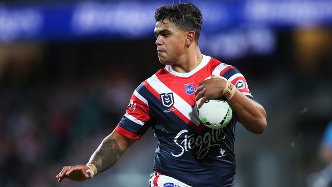 Latrell Mitchell could move to five-eighth for a year. Picture by Phil Hillyard.