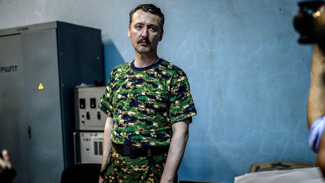 Igor Strelkov, who is also known as Igor Girkin, was the top military commander of the self-proclaimed "Donetsk People's Republic" in 2014. He has now been arrested imn Moscow. (Photo by Bulent KILIC / AFP)