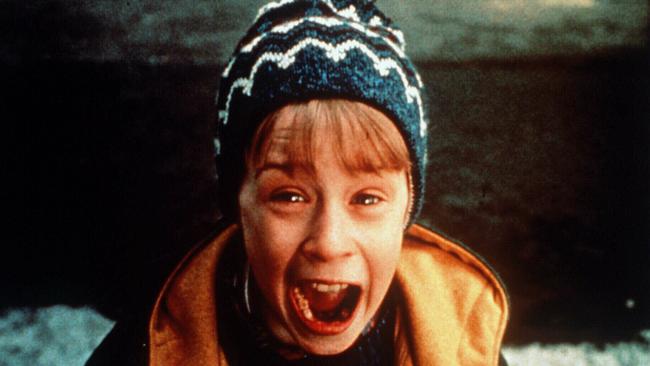 A young Macaulay Culkin stars in Home Alone.