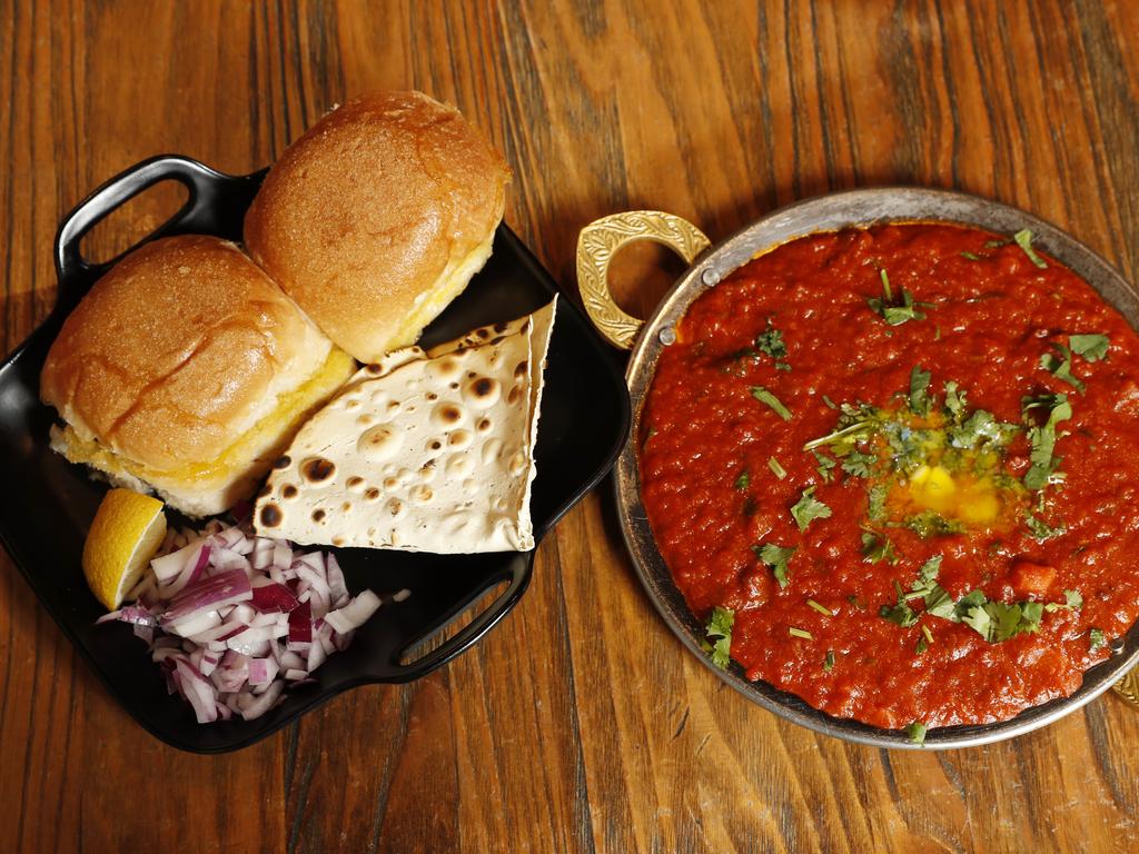 Pav bhaji is a popular street food and one of their top five dishes. Picture: Jonathan Ng