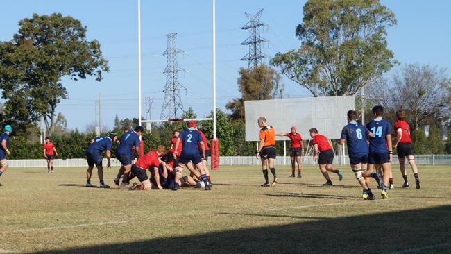 The final score was 38-19 to Gregory Terrace. Photo: Cormac Pearson