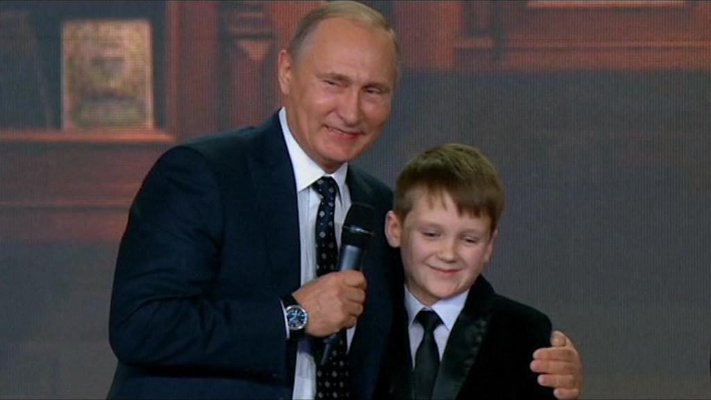 Putin to young boy: 'The borders of Russia do not end'