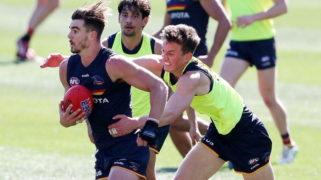 Ben Keays has been a real revelation since join the Crows. Picture: Sarah Reed