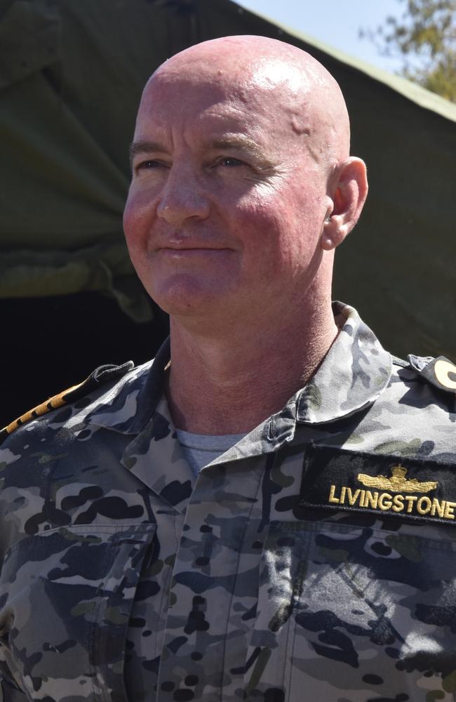 Northern Headquarters Commander Captain Mitchell Livingstone said Exercise Crocodile Response 2023 was a critical partnership between the Australian Defence Force, Marine Rotational Force-Darwin, and the Indonesian military. Picture: Sierra Haigh