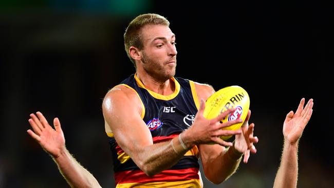 Crows stalwart Daniel Talia says Adelaide is well prepared to face adversity during uncertain times. Picture: Picture: Mark Brake/Getty