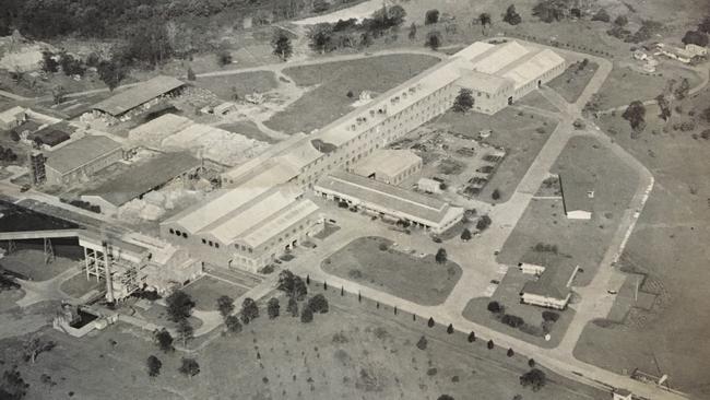 Petrie Paper Mill in 1968. Picture: North Pine Historical Society.