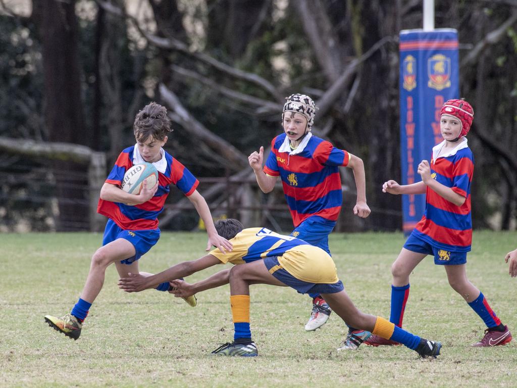 12As Downlands vs TGS. The O'Callaghan Cup played at Downlands College. Saturday, August 6, 2022. Picture: Nev Madsen.