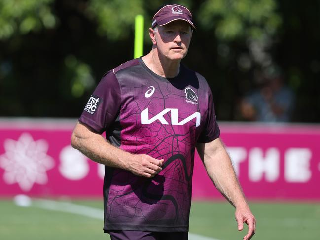 Life under Michael Maguire isn’t going to be easy for the Broncos players. Picture: Nigel Hallett