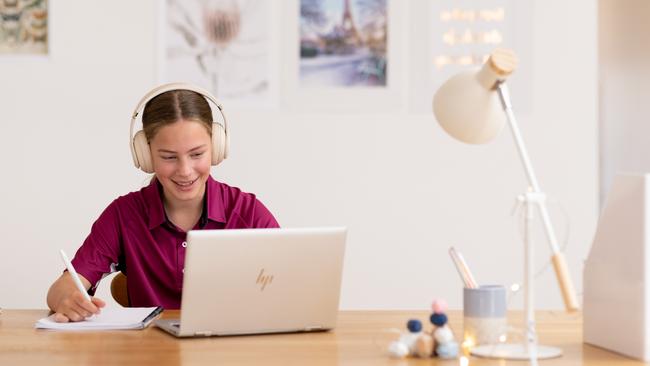 Haileybury Pangea - Australia’s leading private online school for Grade 5 to Year 12 students - has seen an increase in pupils opting to study online, with enrolments doubling since it opened in 2023. Picture: Supplied.